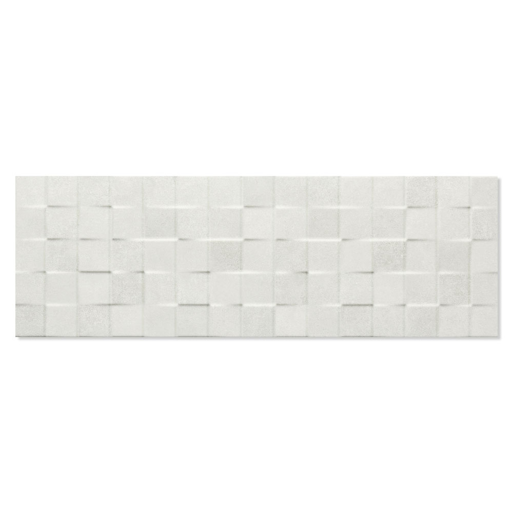 Veggflis Yaiza Cubic Grå Matt Relieff 25x75 cm